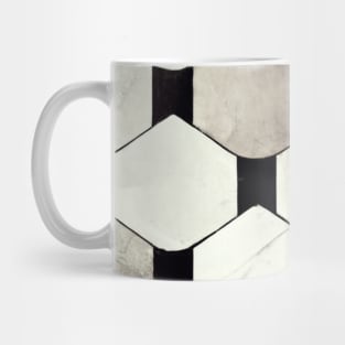 Faux Marble Tiles Art Deco Mug